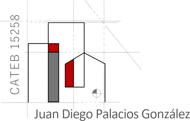 Logotip de Juan Diego Palacios González, arquitecte tècnic, CATEB 15258